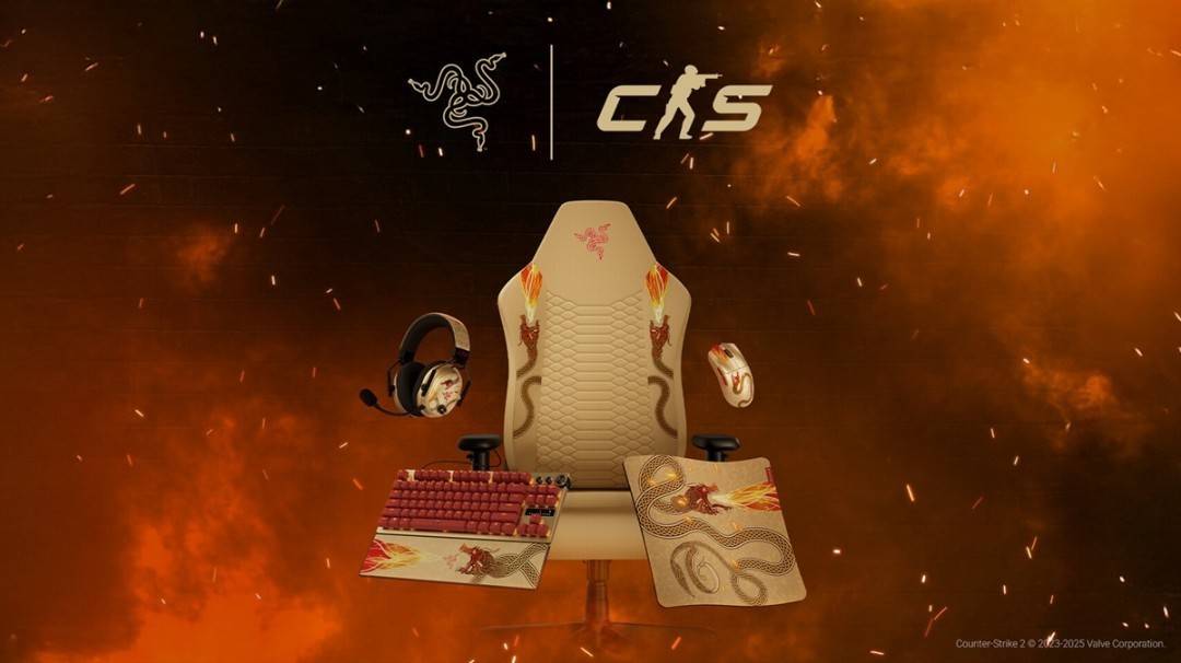 雷蛇推CS2联名电竞套装含多款外设